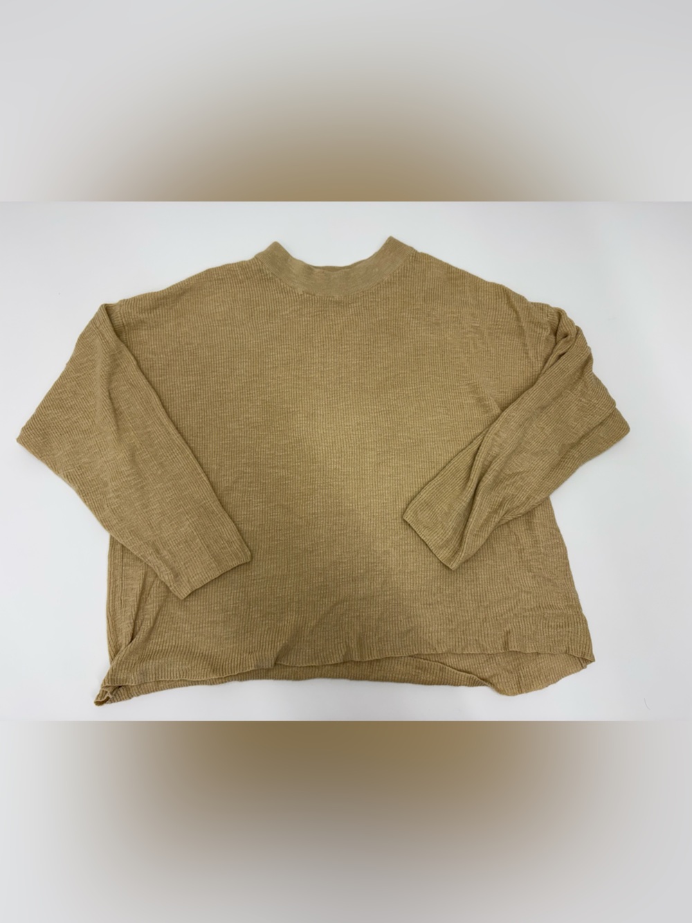 FP Beach Lightweight Knit Sweater in Beige